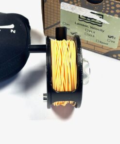 Lamson Velocity V2 large arbor trout fly reel with case and box