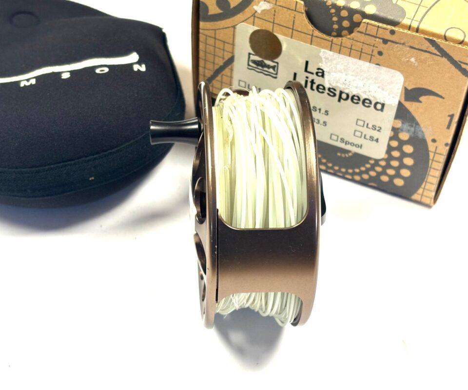Lamson Litespeed LS3 Fly Reel With Pouch & Box