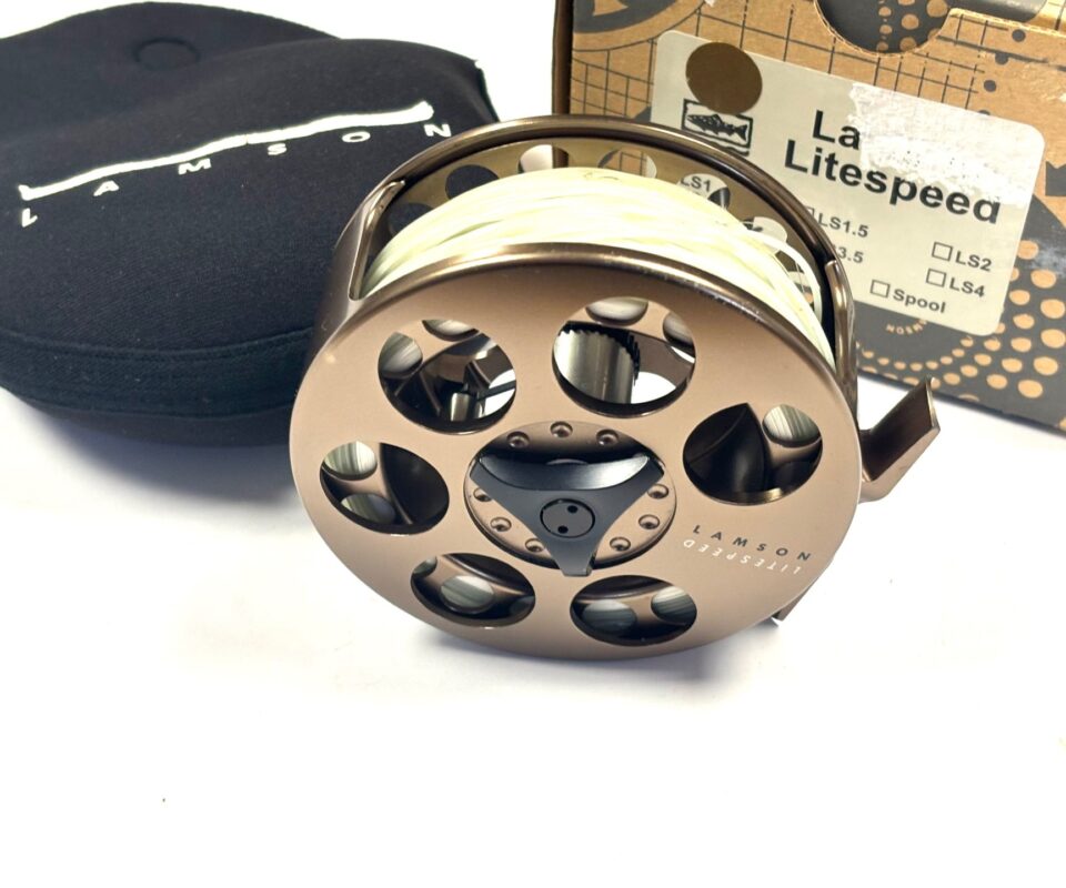 Lamson Litespeed LS3 Fly Reel With Pouch & Box