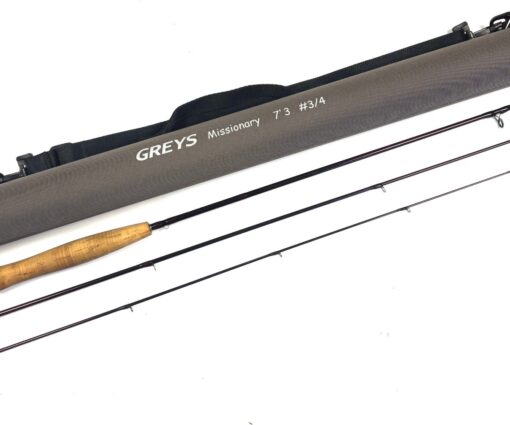 Greys Missionary 7' 3" Trout fly fishing Line #3/4 with bag & Tube
