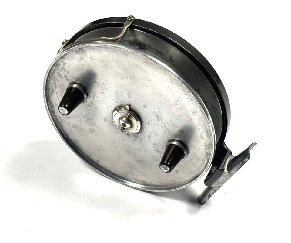 Alternative view of Hardy Conquest 4.5″ vintage centrepin trotting reel