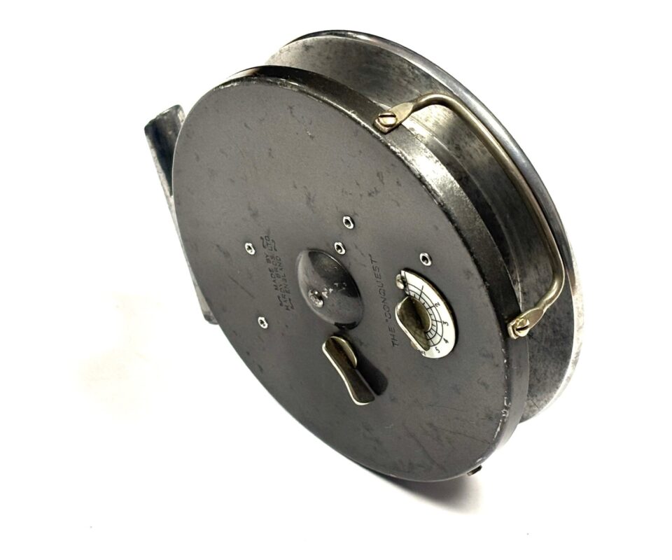 Hardy Conquest 4.5″ vintage centrepin trotting reel