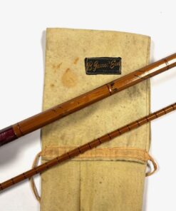 B James & Sons London 10′ 2" MKIV Cane Carp Rod Two Piece And Bag