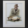 Claire Yates Limited Edition Print 203/250 – Richard Walker & His 44 lb Common Carp