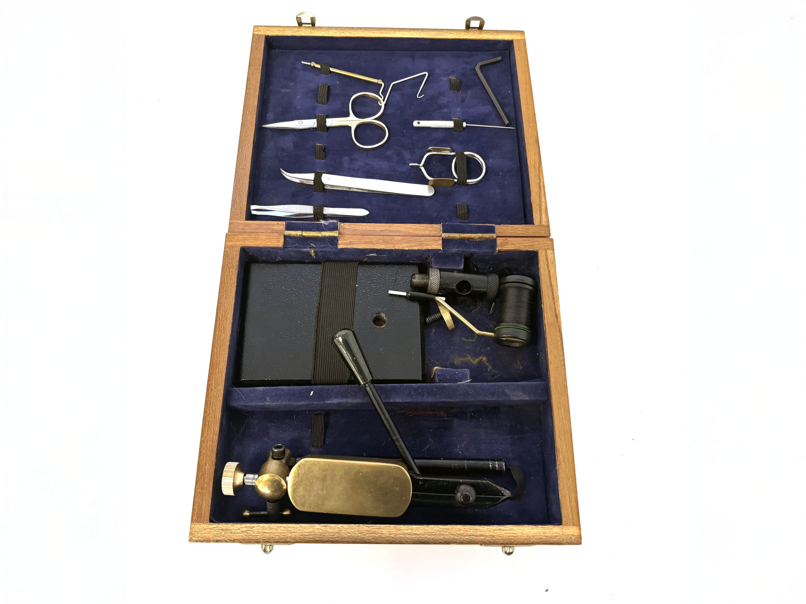 Fly Tying Box with Tools