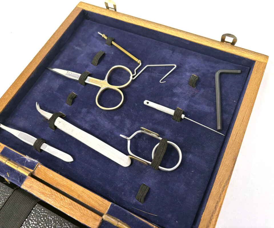 Alternative view of Fly Tying Box with Tools