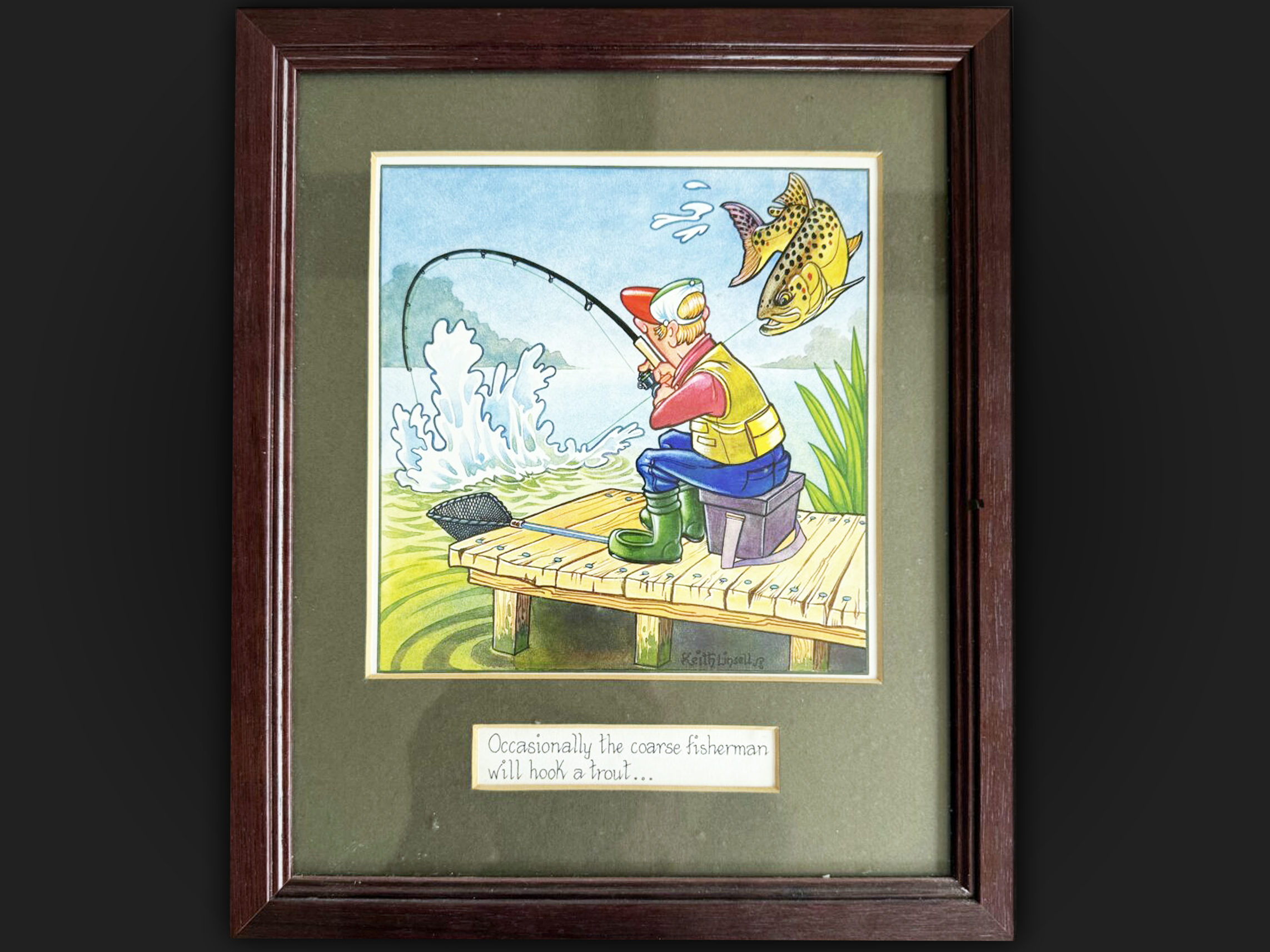 Original Print from artist Keith Linsell's own collection