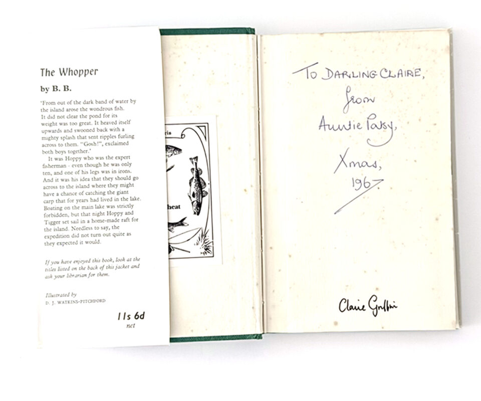 The Whopper by D.J WATKINS PITCHFORD 'B.B' In Rare Dust Jacket - 1st Edition