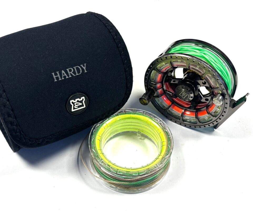 Hardy Ultralite ASR 4000 Large Arbor Fly Reel, One Spare Cassette & Padded Case