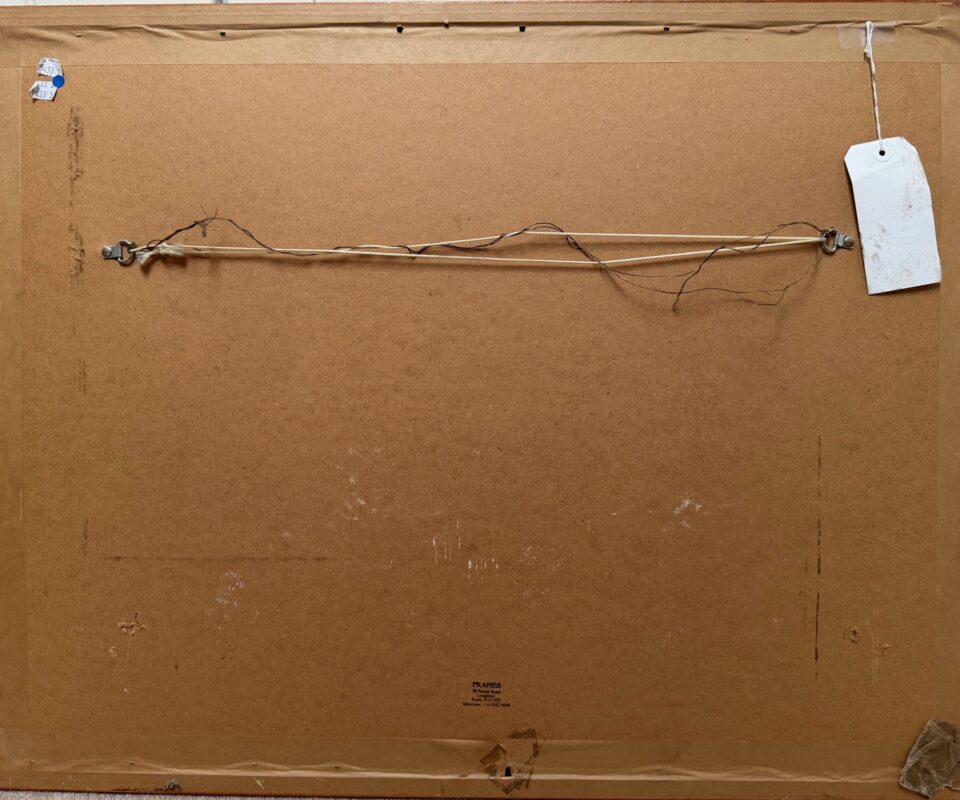 Alternative view of Bernard Venables Original signed watercolour painting 'A Scene of the Fish Inn"