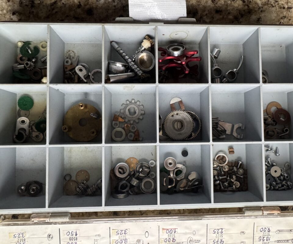 Alternative view of ABU Sweden Spare Parts in 7 boxes