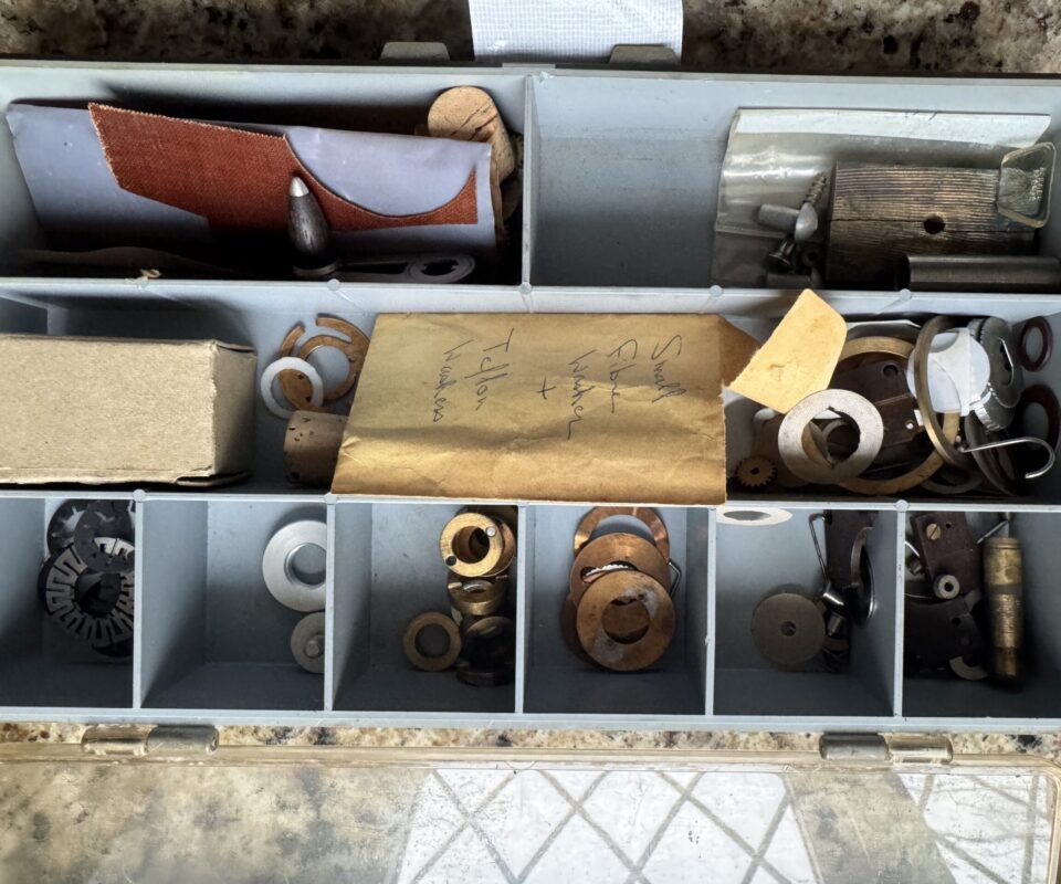 ABU Sweden Spare Parts in 7 boxes