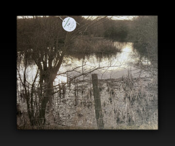 Photograph by Peter Wheat of Sudborough Kitchen Pond "BB' Connection