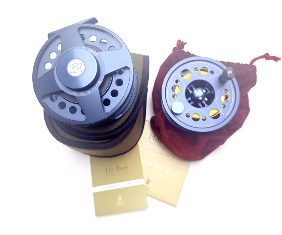 Hardy Gem 11/12 Salmon Fly Reel + Spare spool in original box