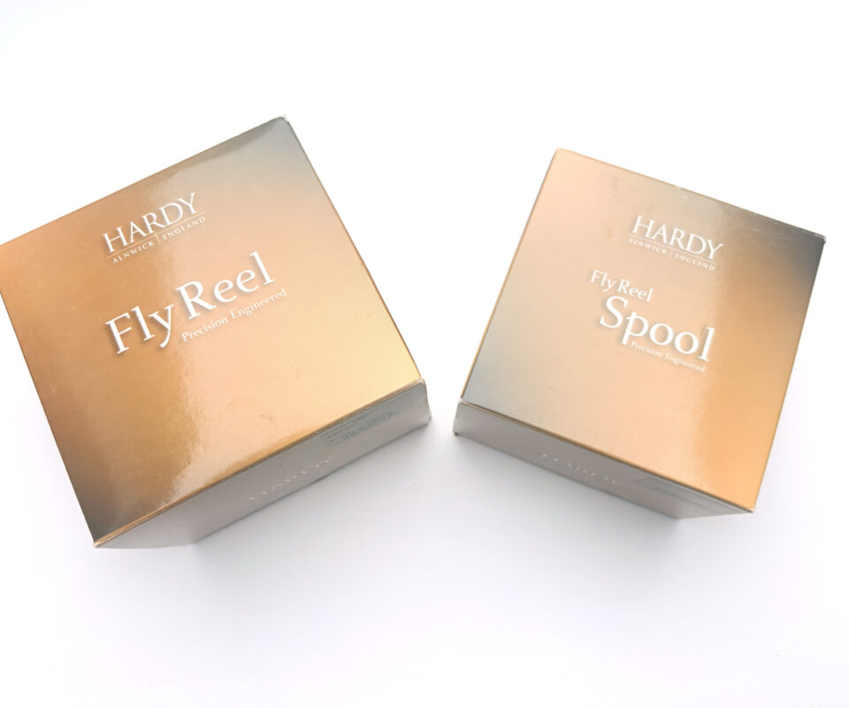 Alternative view of Hardy Gem 11/12 Salmon Fly Reel + Spare spool in original box