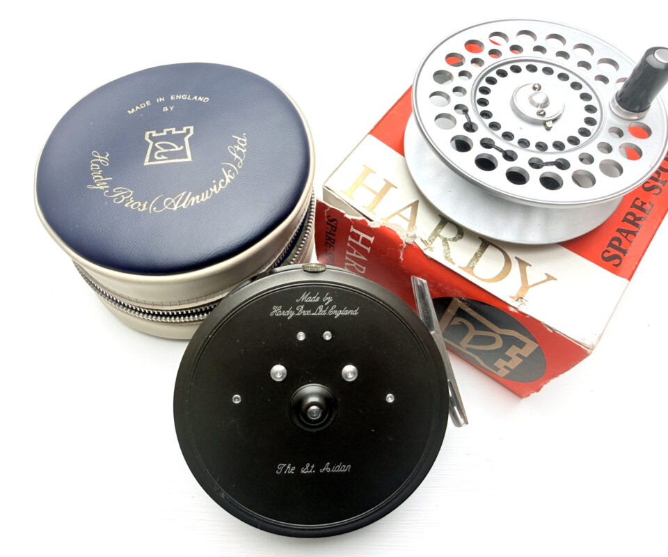 Hardy Saint Aidan 3 3/4" Trout Fly Reel + Spare spool in original box