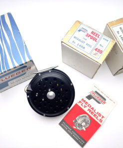 Pflueger Medalist 1498 Trout Fly Reel + 2 spare spools in original boxes
