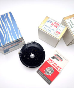 Alternative view of Pflueger Medalist 1498 Trout Fly Reel + 2 spare spools in original boxes