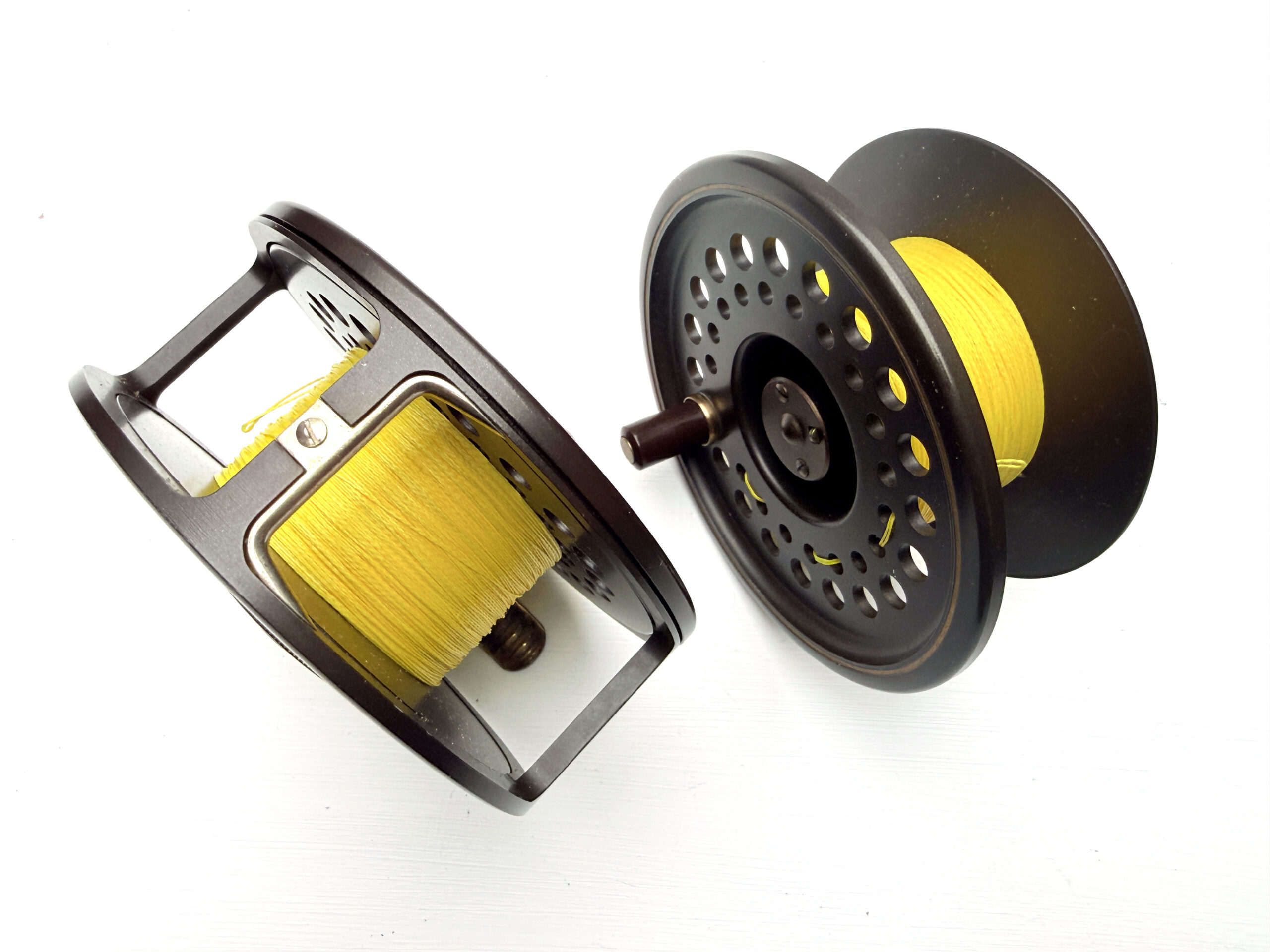 Hardy Golden Prince 11/12 First Edition Salmon Fly Reel + Spare spool in original box - Image 3