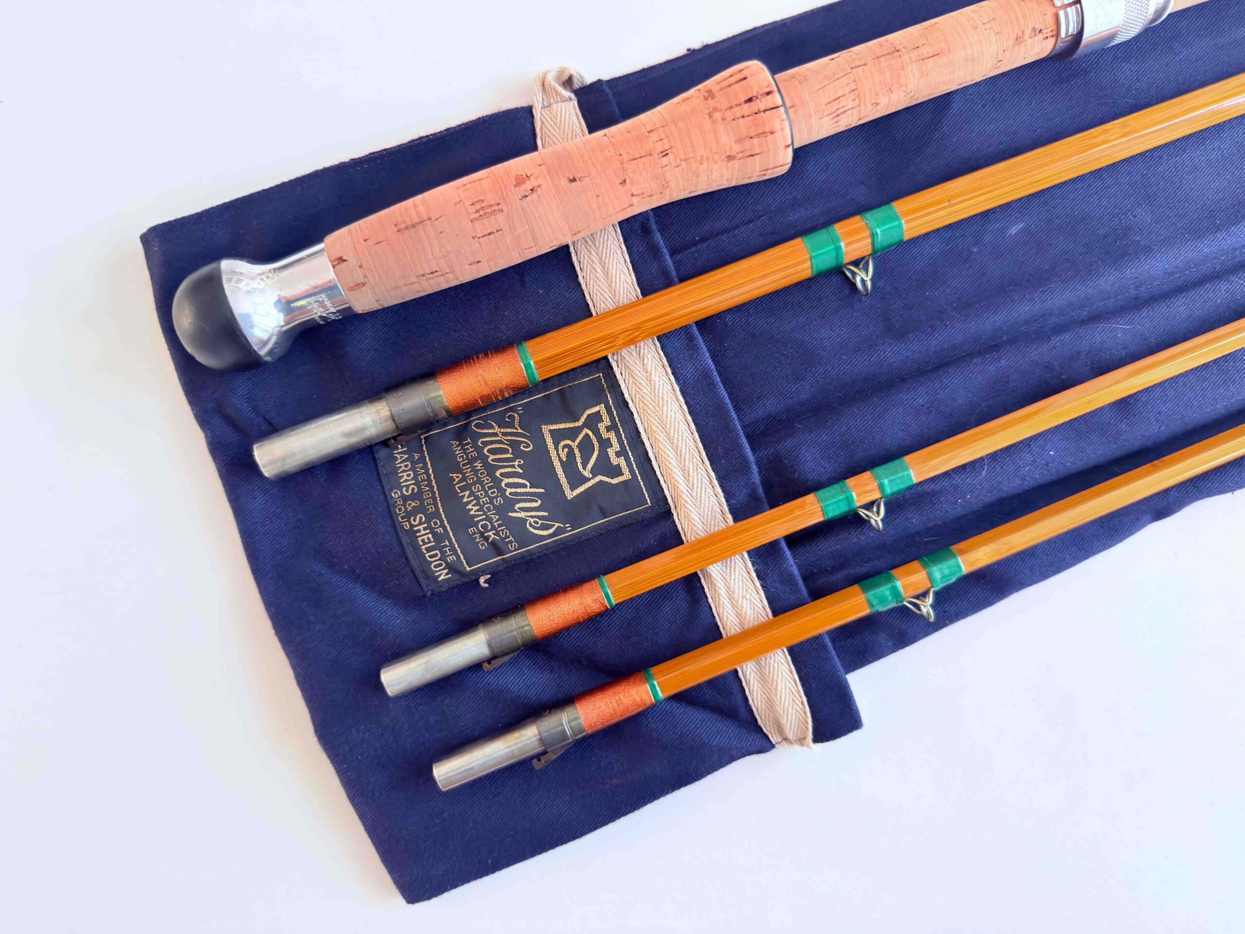 Hardy LRH 14’ #10 Split Cane Salmon Fly Rod (3-Piece + Spare Tip) - Image 3