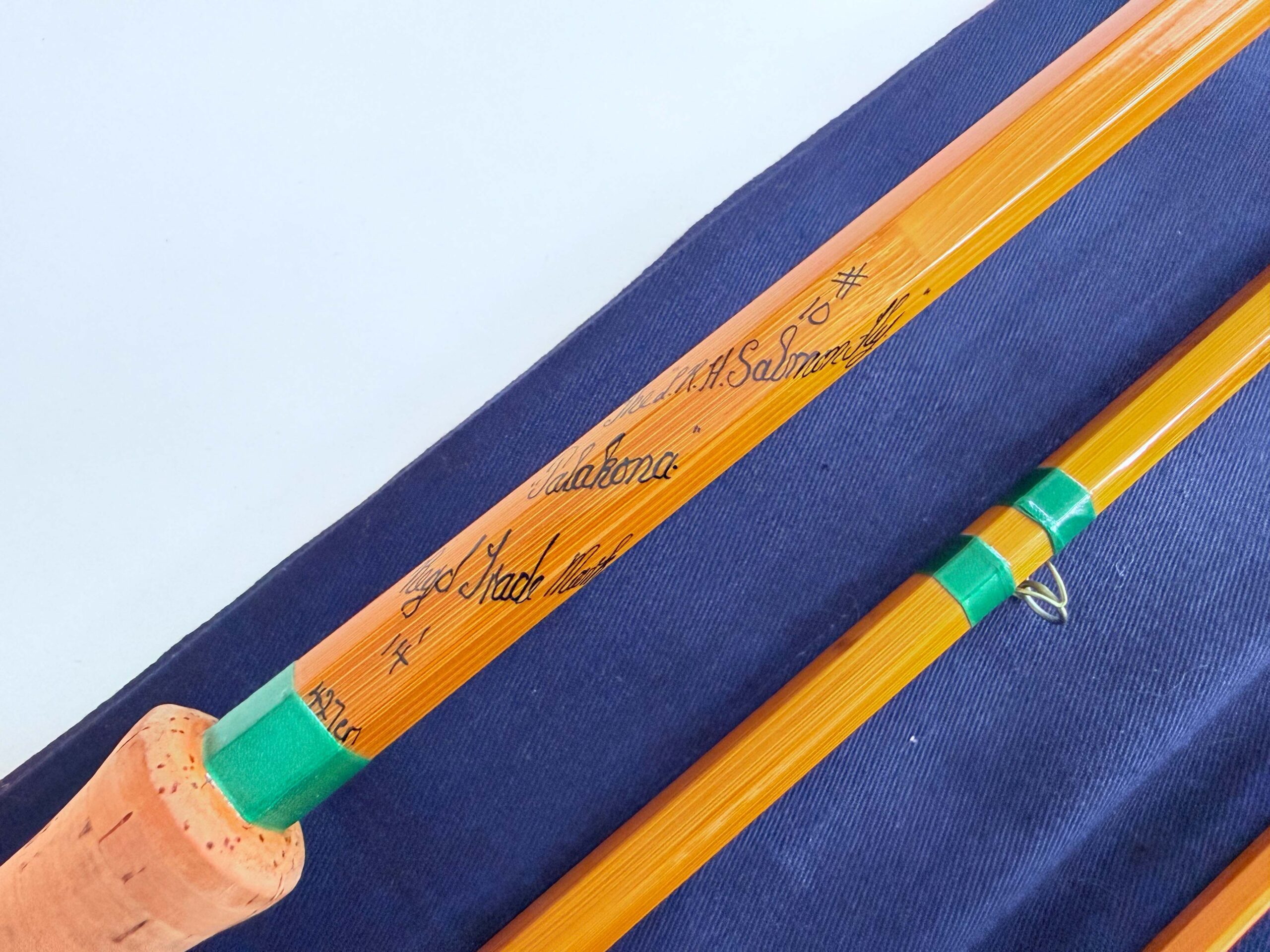 Hardy LRH 14’ #10 Split Cane Salmon Fly Rod (3-Piece + Spare Tip) - Image 8