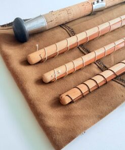 J.S. Sharpe’s of Aberdeen Impregnated Split Cane Salmon Fly Rod 14’ #10–11 (Spliced Joints)
