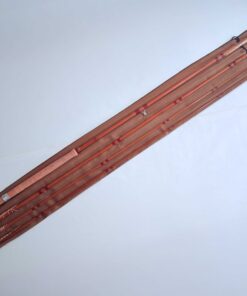 Alternative view of J.S. Sharpe’s of Aberdeen Impregnated Split Cane Salmon Fly Rod 14’ #10–11 (Spliced Joints)