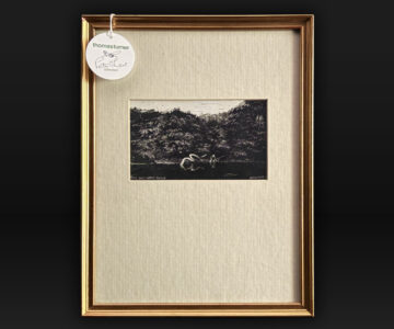 Original Signed Scraperboard by Denys Watkins Pitchford "The Old Copper Mine"