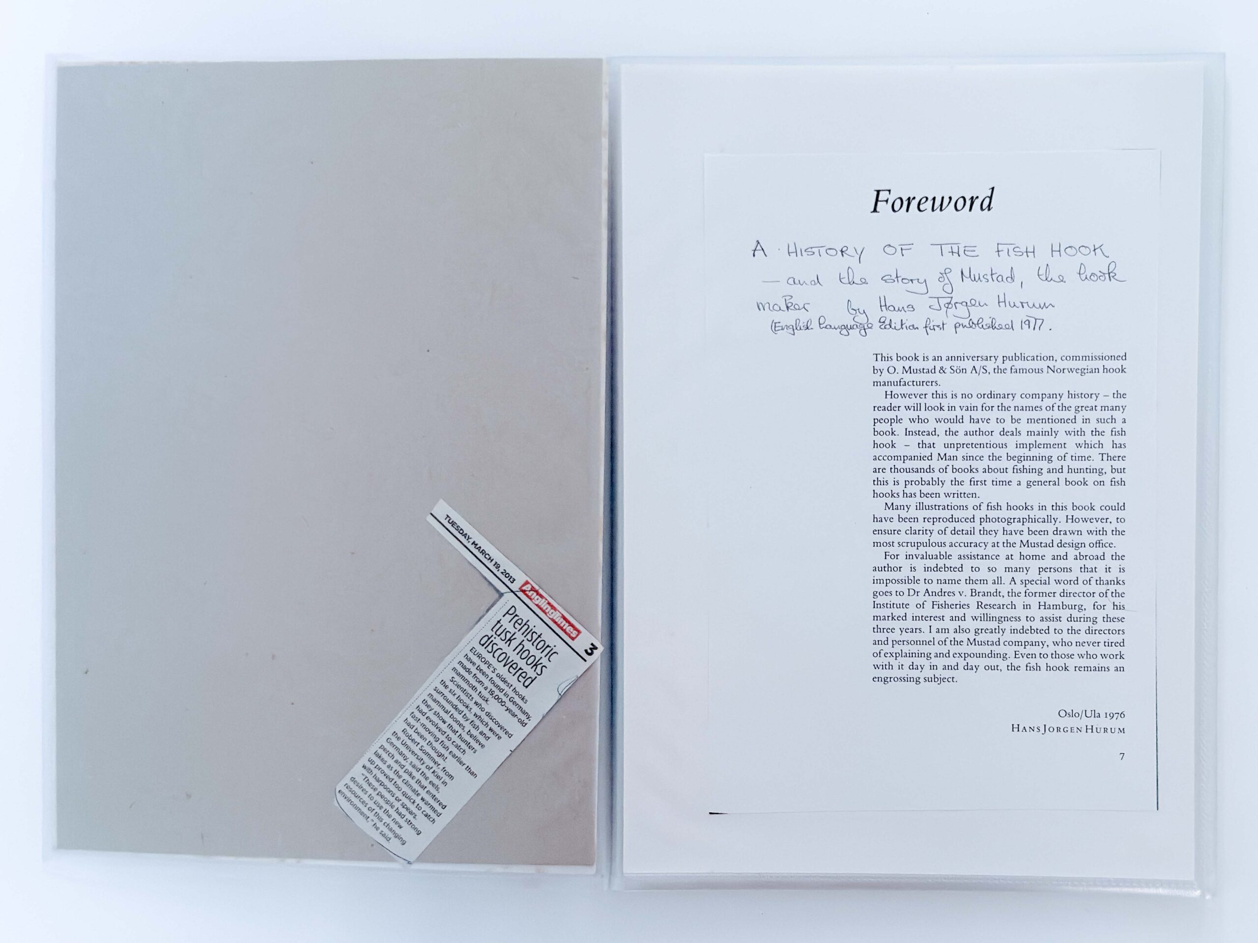 Extracts… The History of the Fishhook and the Story of Mustard, the Hook Maker – Hans Jørgen Hurum - Image 2