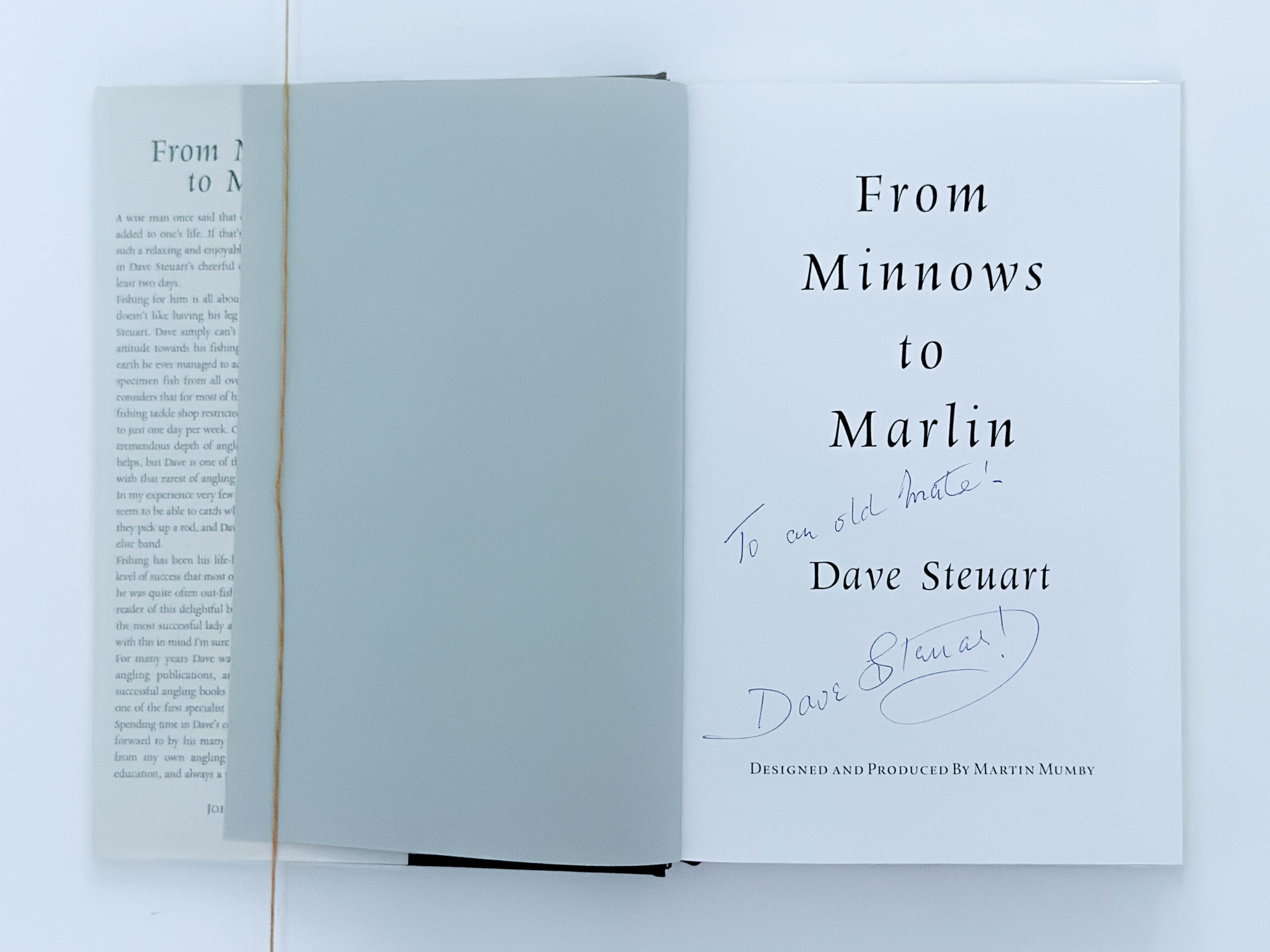 From Minnows to Marlin – Dave Steuart – Signed - Image 3