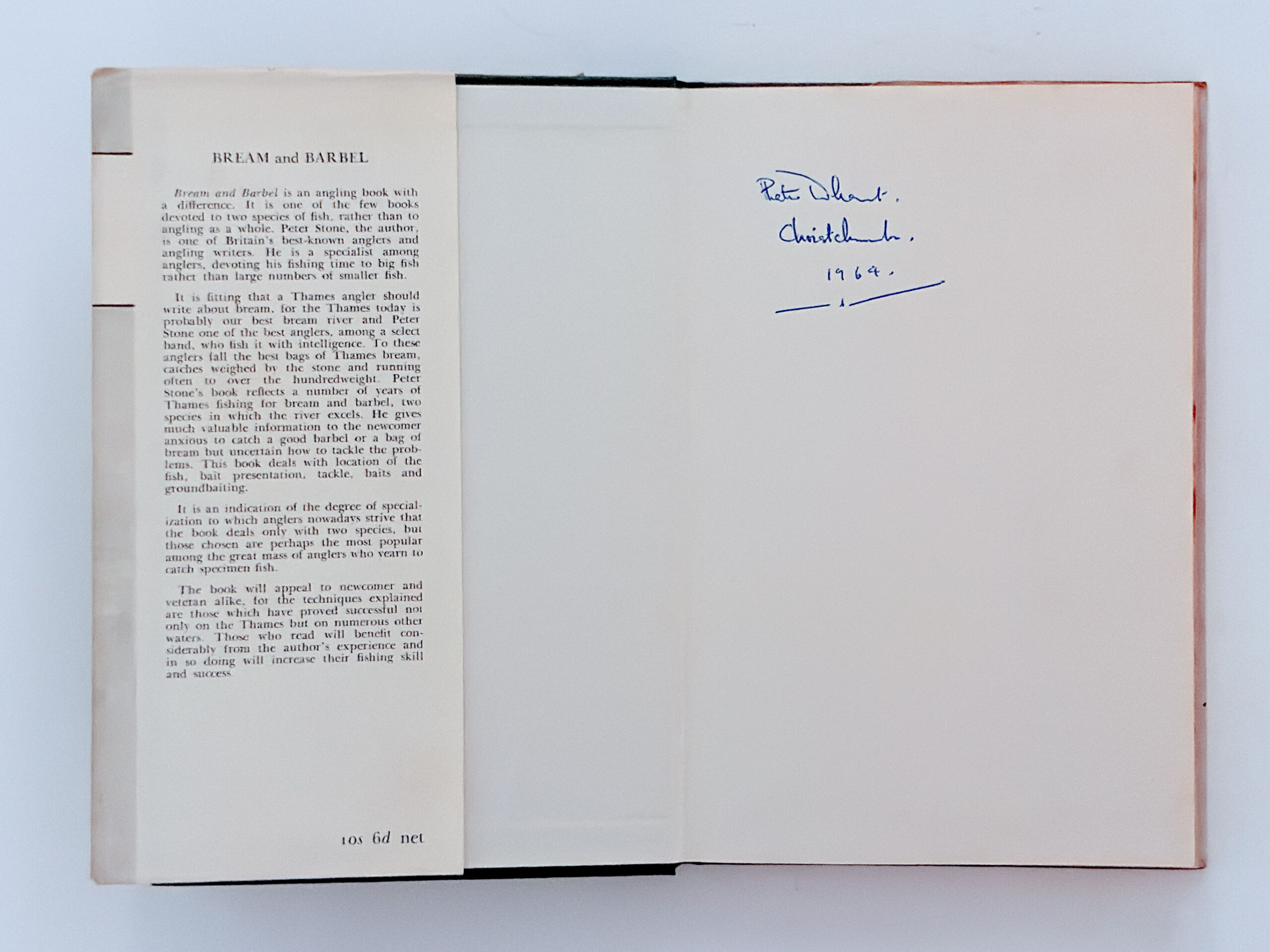 Bream and Barbel: An Angling Times Book – Peter Stone – Signed - Image 3