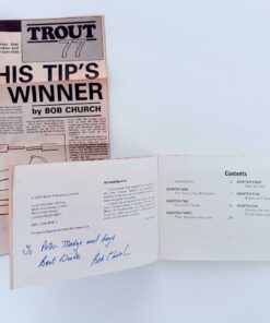 Alternative view of Catch More Stillwater Trout – Bob Church – Signed