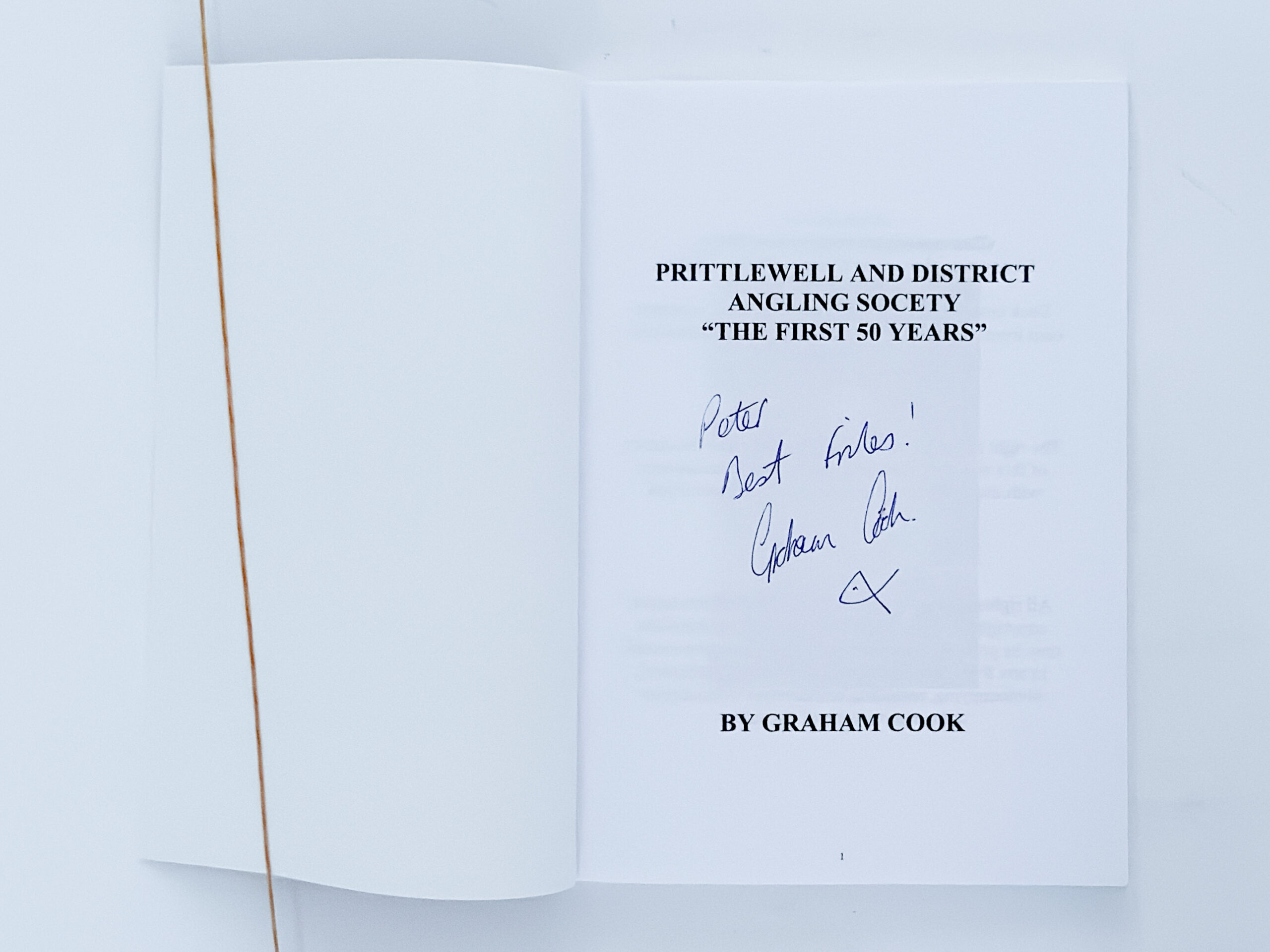Prittlewell and District Angling Society: The First 50 Years – Graham Cook – Signed - Image 3
