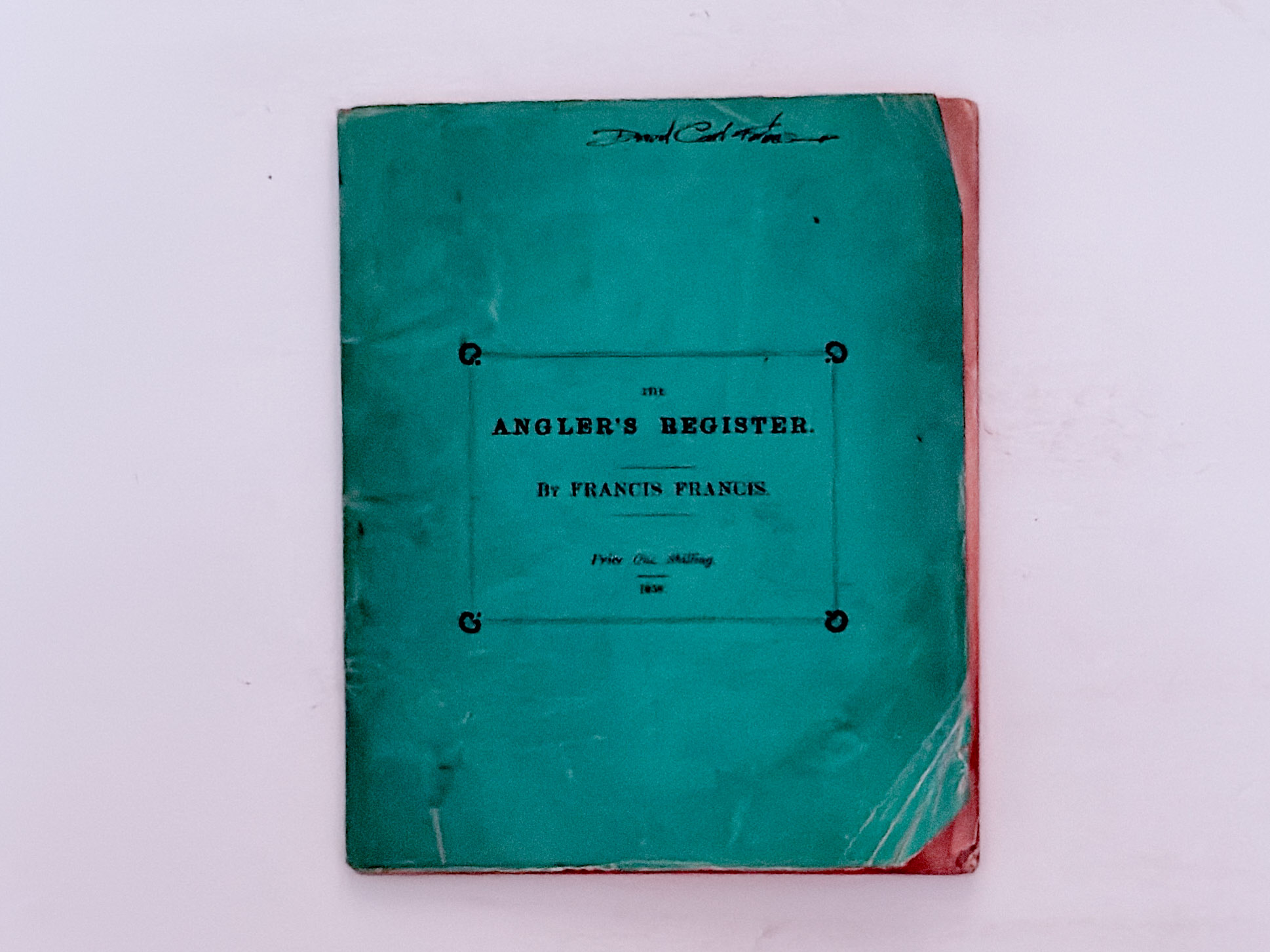 The Angler’s Register – Francis Francis – Signed