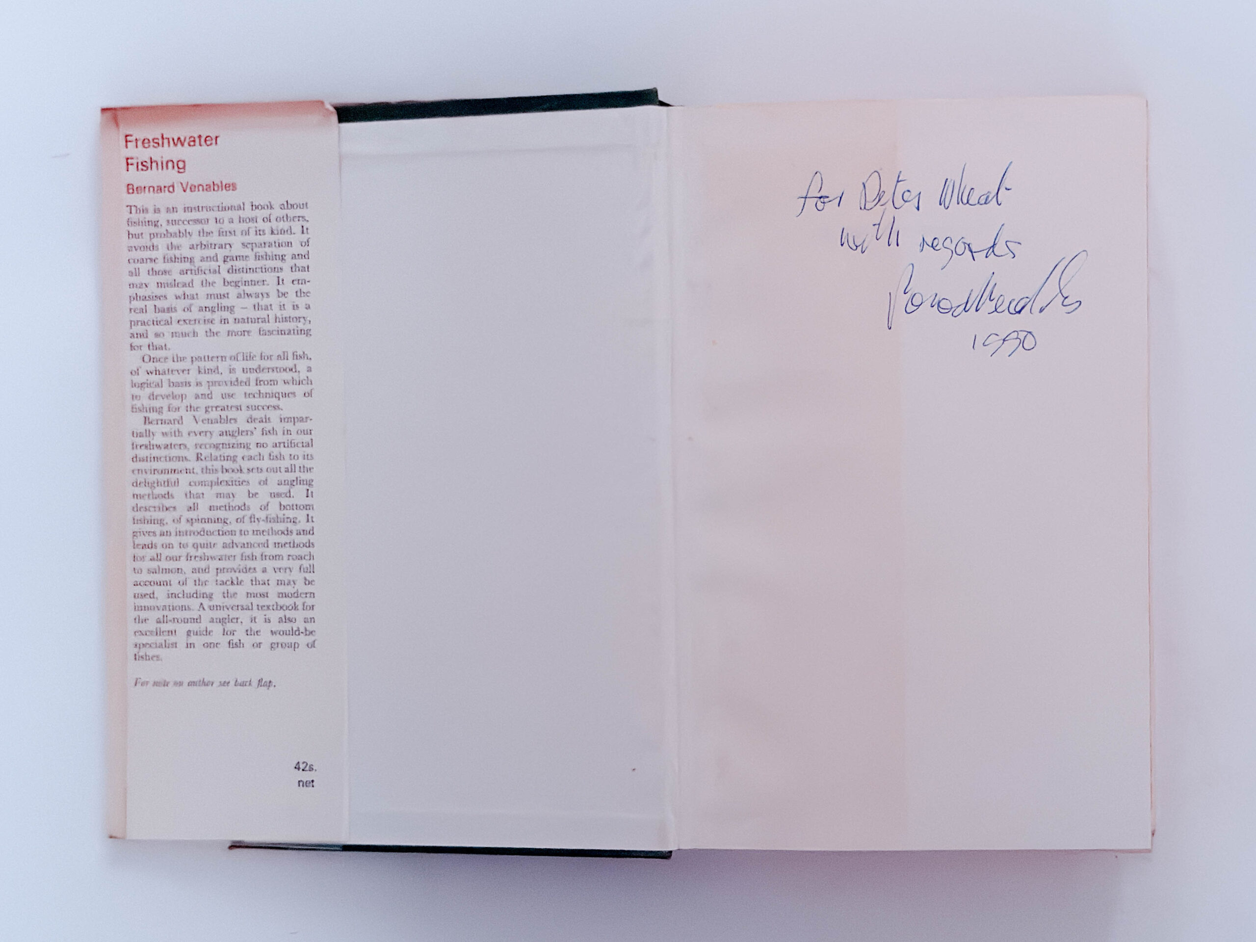 Freshwater Fishing – Bernard Venables – Signed - Image 3