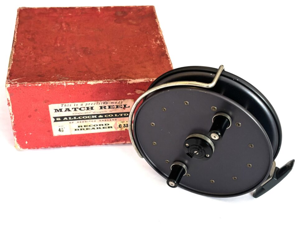 Alternative view of Allcocks Record Breaker C330 4.5in Centrepin Reel (c.1960s)