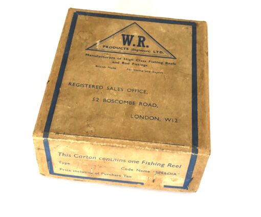 WR Products Speedia 4in Narrow Drum Centrepin Reel (c.1960s)