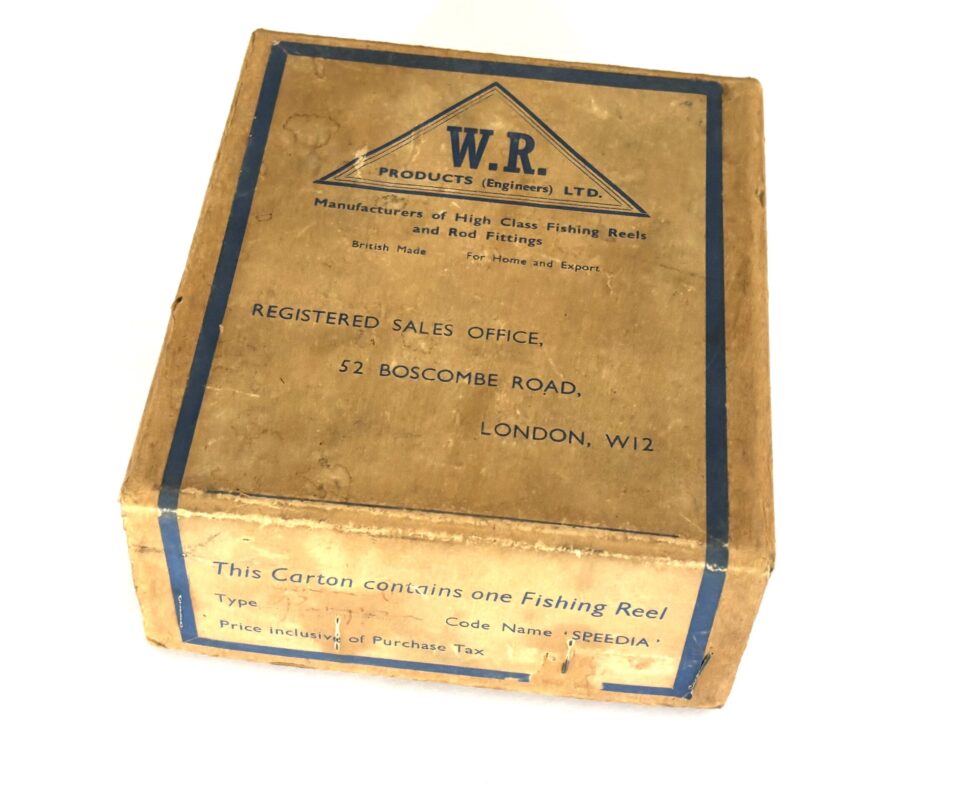 WR Products Speedia 4in Narrow Drum Centrepin Reel (c.1960s)