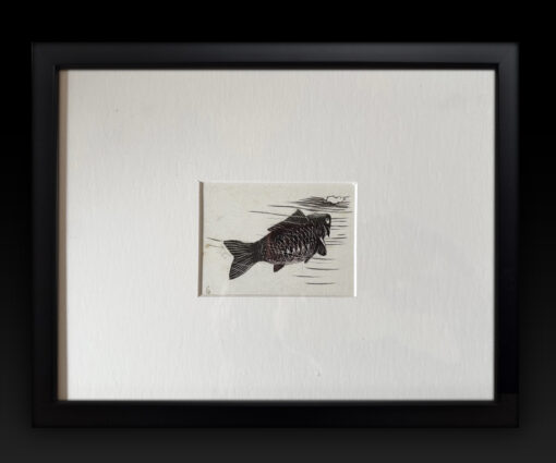 Denys Watkins-Pitchford ('BB') Original Carp Artwork with Provenance – Framed