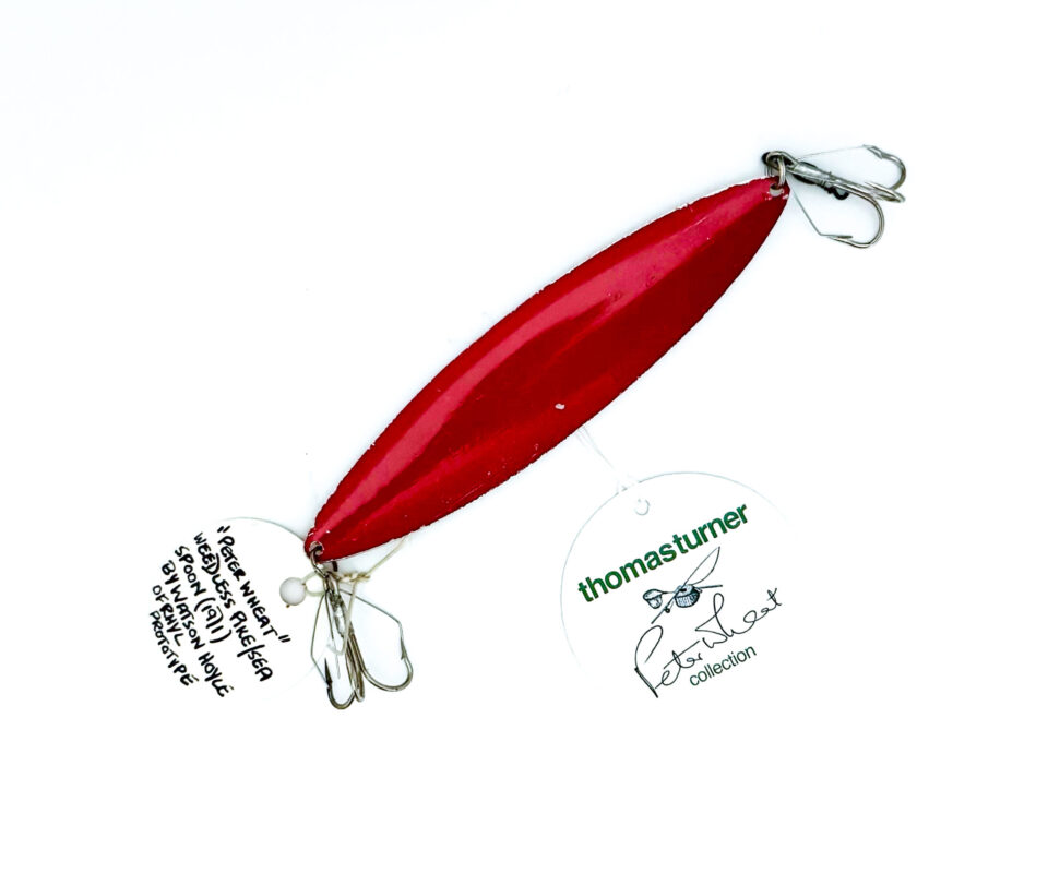 Alternative view of Peter Wheat Prototype Weedless Pike / Sea Spoon (1971) – 7”