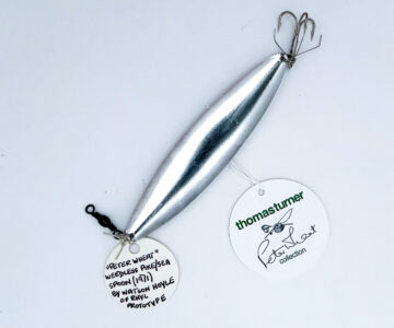 Alternative view of Peter Wheat Prototype Weedless Pike / Sea Spoon (1971) &ndash; 6&frac12;&rdquo;
