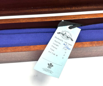 Alternative view of Farlow's 150 Year Commemorative Split Cane Rod (#41/150) EX RARE