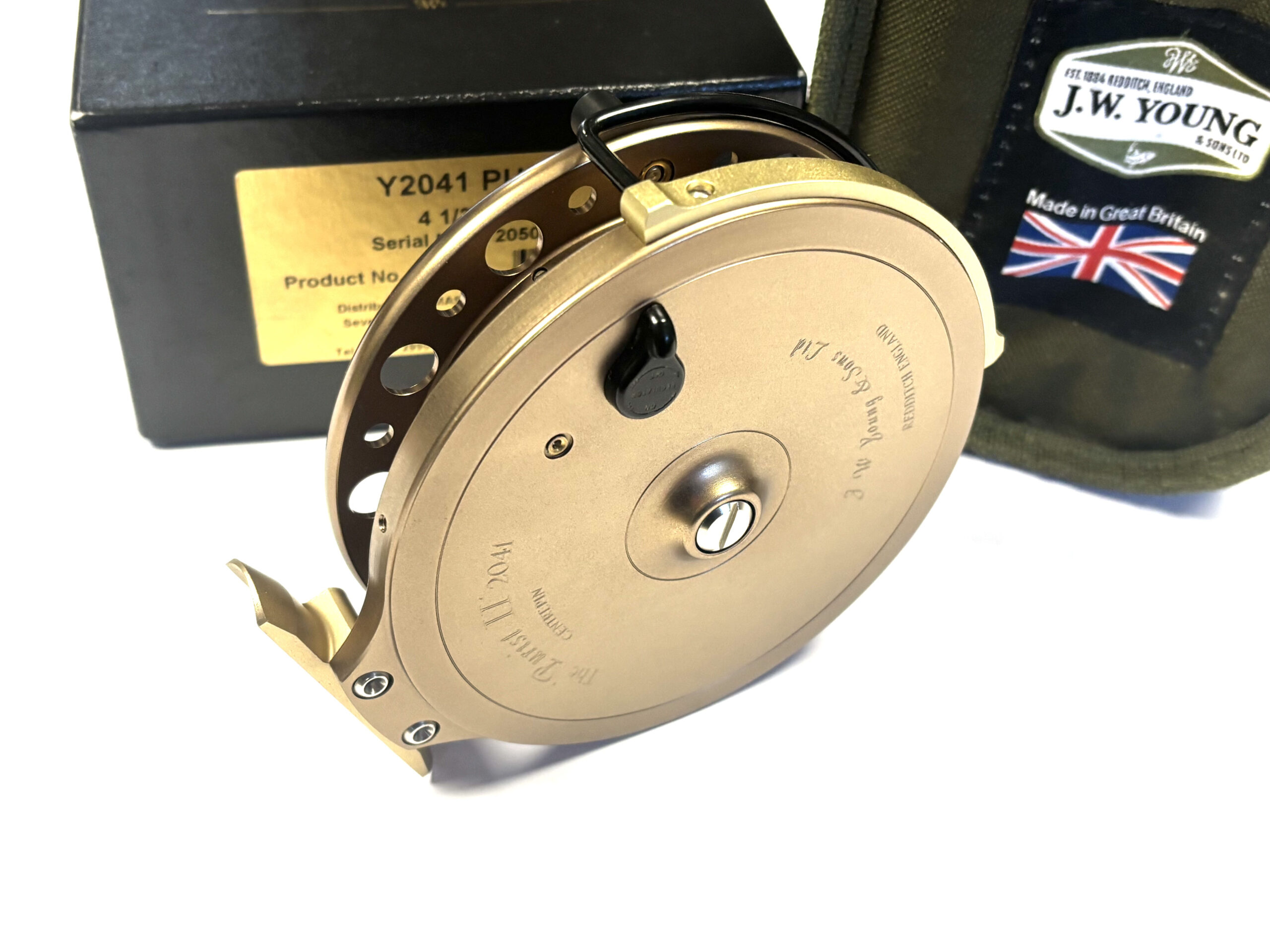JW Young Purist II 2041 Centrepin Reel 4.5in - Image 3