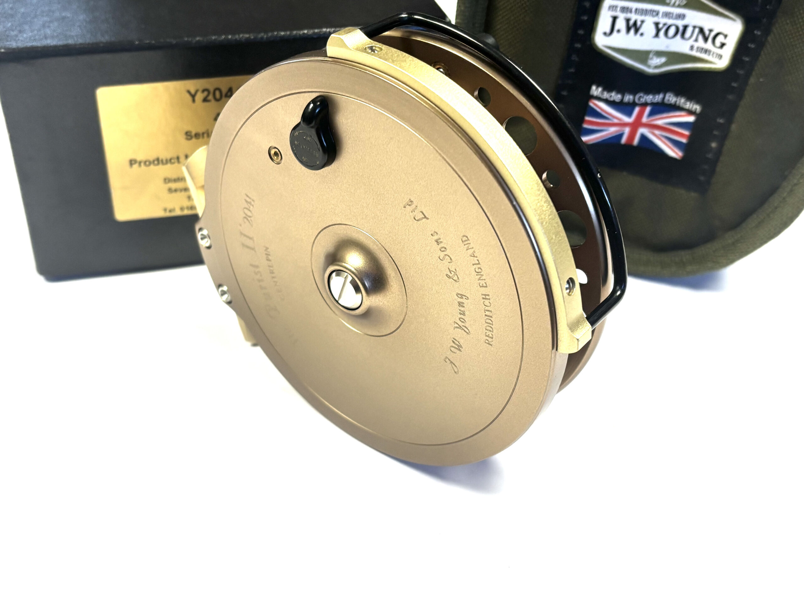 JW Young Purist II 2041 Centrepin Reel 4.5in - Image 4