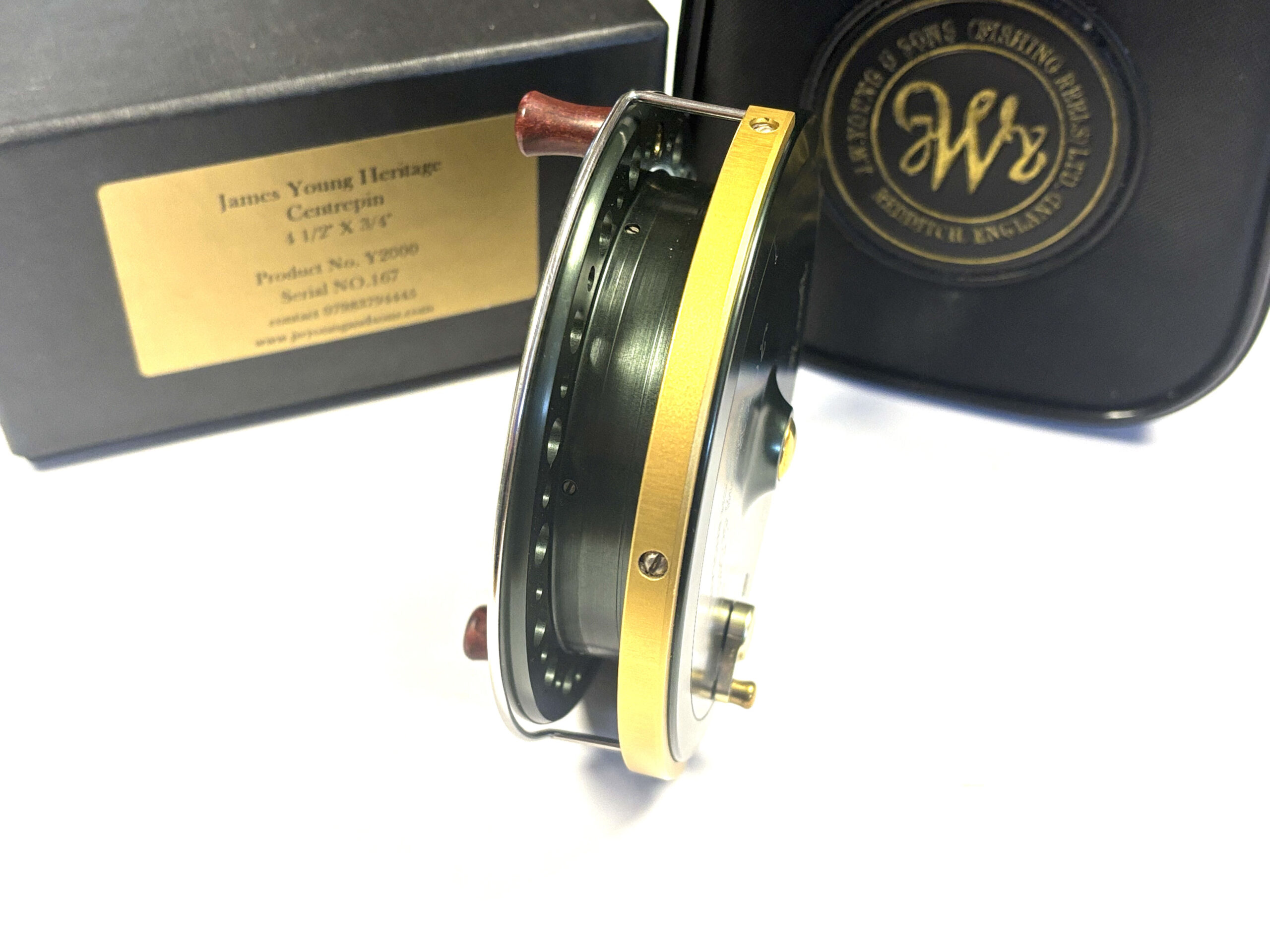 JW Young James Young Heritage Centrepin Reel 4.5in - Image 3