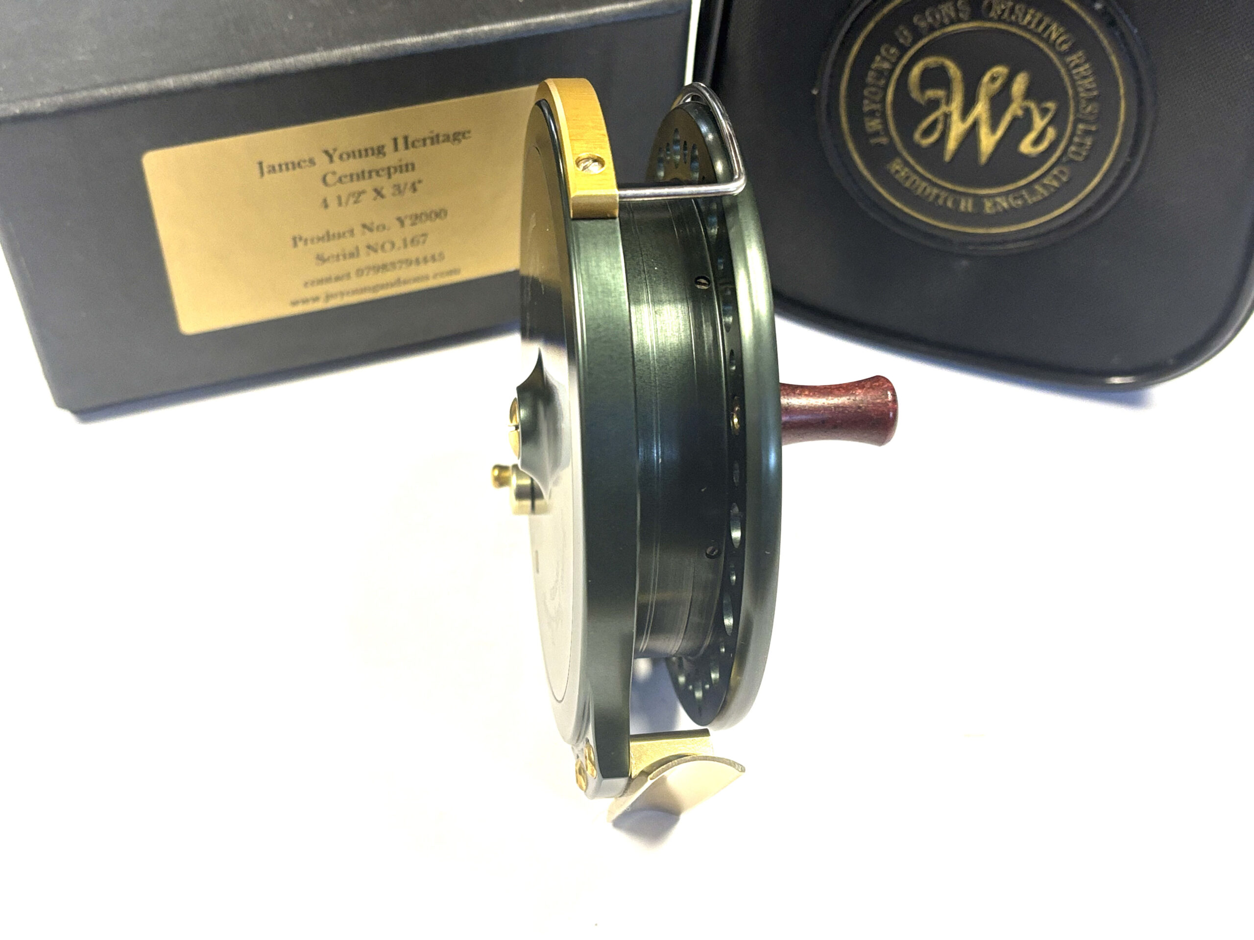 JW Young James Young Heritage Centrepin Reel 4.5in - Image 5