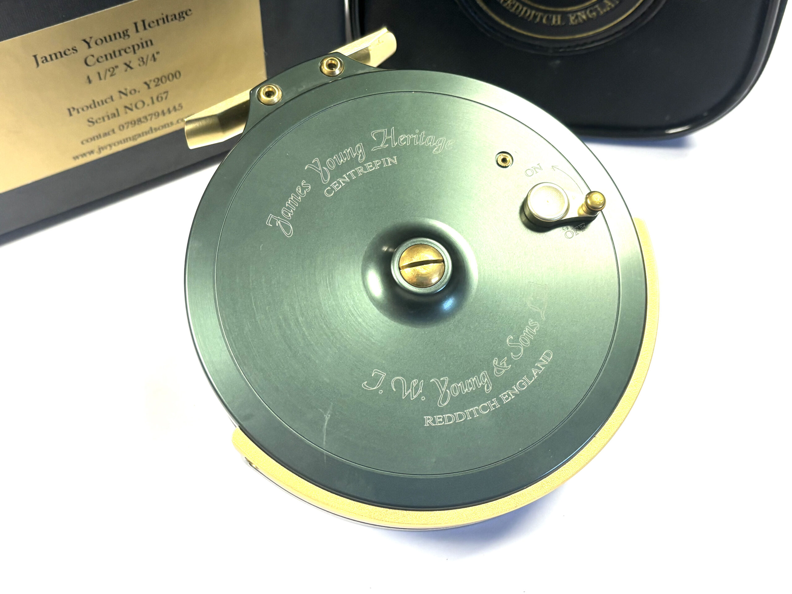 JW Young James Young Heritage Centrepin Reel 4.5in - Image 6