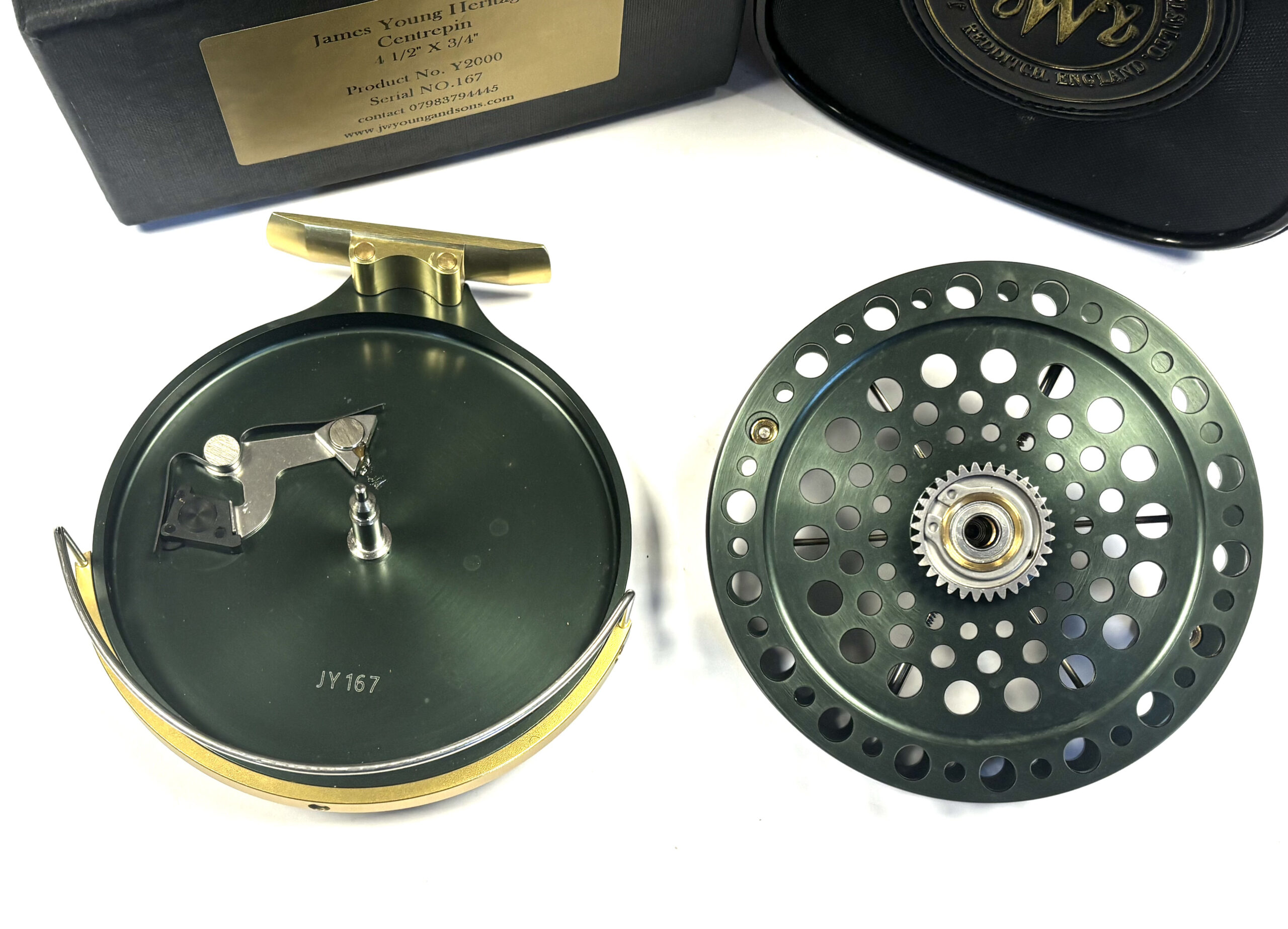 JW Young James Young Heritage Centrepin Reel 4.5in - Image 7