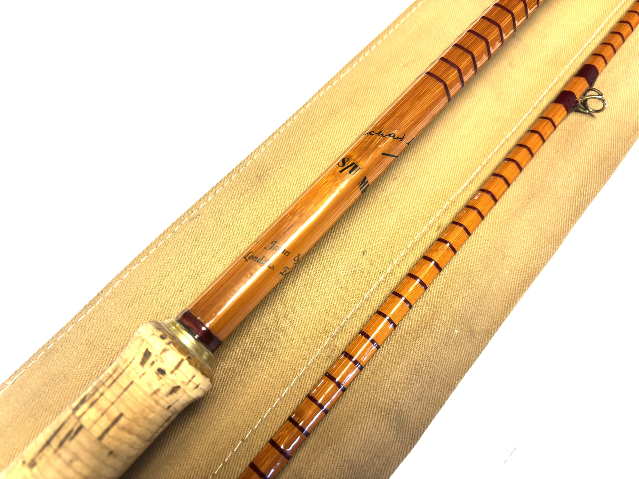 B James Richard Walker MKIV Stepped Up Cane Rod 10ft 2in - Image 3