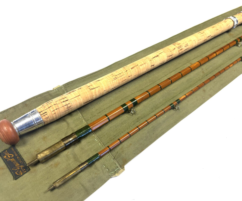 B James Avocet Cane Rod Green Wraps 11ft 3in